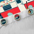thumbnail image 4 of Manfei Cartoon Rv Pattern Blackout Curtains Set of 2 (52x84 Each),Night Sky Curtain,Blue, 4 of 7