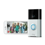 Ring Video Doorbell HD Video Motion Activated Alerts Installation Satin Nickel