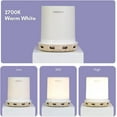 thumbnail image 6 of Macally Table Bedside Lamp with USB Ports, Touch Control, Dimmable Light - White/Wooden Base, 6 of 6