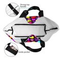 thumbnail image 4 of Balery Colorful Hearts Bolsa Tote Estilo Estético con Cremalleras, Bolsa de Hombro, Bolsa de Compras Grande y Plegable, 4 of 8