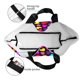 thumbnail image 4 of Balery Colorful Hearts Bolsa Tote Estilo Estético con Cremalleras, Bolsa de Hombro, Bolsa de Compras Grande y Plegable, 4 of 8