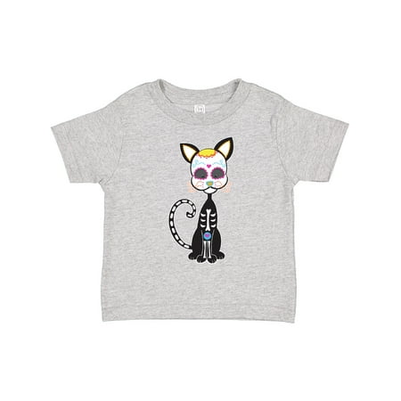 

Inktastic Dia De Los Muertos Cat Boys or Girls Toddler T-Shirt