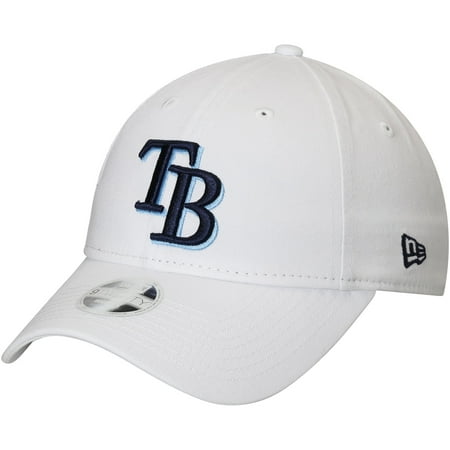 Tampa Bay Bucs Hats Tampa Bay Rays New Era Women's Preferred Pick 9TWENTY Adjustable Hat - White - OSFA ()