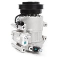 thumbnail image 4 of Silver+Black AC Compressor with Clutch CO 10980C Fits Kia Rio 1.6L A/C Compressor For 2006-2008 2009 2010 2011 W/AC Clutch NEW, 4 of 14