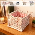 thumbnail image 7 of SLYNSHome Fabric Storage Bins for Tabletop,Desktop Storage Baskets for Organizing, Snack Container Bag Decorative Closet Bins for Clothes, Home, 7 of 7