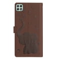 thumbnail image 2 of Leather Case for Samsung Galaxy A22 5G, Premium PU Leather Embossed Elephant Stand/Cover/Wallet/Flip Case, 2 of 10
