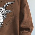thumbnail image 5 of Moda mujer casual manga larga impresa damas sudaderas tops blusa Fridja fksj1645, 5 of 5