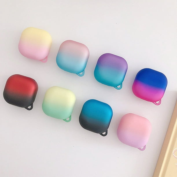 Case Compatible For Samsung Galaxy Buds Live Galaxy Buds Pro 21 Gmyle Gradual Colors Plastic Hard Shell Cute Protective Earbuds With Keyring Hole Case Cover Skin Cobalt Blue Violet
