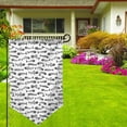 thumbnail image 3 of Wukai Fish Bones Print Garden Flag 12.5x18 Inch Double Sided Sun-resistant Rain-resistant, Wrinkle-resistant Colorfast(Only Flag), 3 of 7