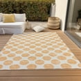 thumbnail image 6 of Addison Rugs Chantille Indoor/Outdoor Transitional Circles Peach Washable Rectangle Rug, 10' x 14', 6 of 6