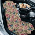 thumbnail image 3 of Xixirimido Hummingbird Butterfly Peony Sweat Towel Car Seat Cover for Gym Workout Athletic Running Towel for Outdoor Sports Universal Auto Front Seat Protector for Trucks, SUV, 2Pack, 3 of 8