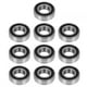 thumbnail image 2 of Rodamientos de motor planos rodamientos automotrices mecánicos duraderos prácticos 10 piezas para la industria de máquinas de carpintería automóviles especiales ANGGREK Otros, 2 of 8
