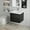 Black, variant on Spaco 30" Floating Bathroom Vanity with Sink, Modern Wall-Mounted Bathroom Storage Vanity Cabinet with Resin Top Basin and Soft Close Drawers, Gray