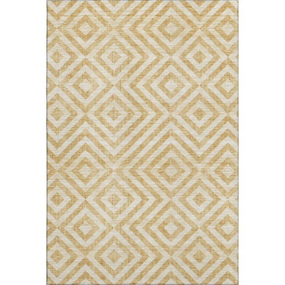 Dalyn Rugs Premium Machine Washable Mayfield AMF733 Gold 2'6" x 3'10" Rug
