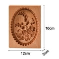 thumbnail image 2 of Molde de grabado en relieve para cortador de galletas de madera DIY, moldes de madera tallados en 3D, moldes para galletas, grabado en relieve, artesanía decorativa, herramientas para hornear para, 2 of 5