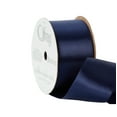 thumbnail image 3 of (4 pack) Offray Ribbon, Navy 1 1/2 inch Single Face Satin Polyester Ribbon, 12 feet, 3 of 9