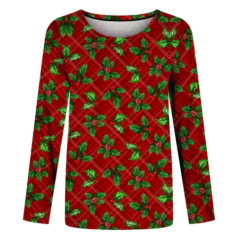 women's long sleeve t shirts walmart