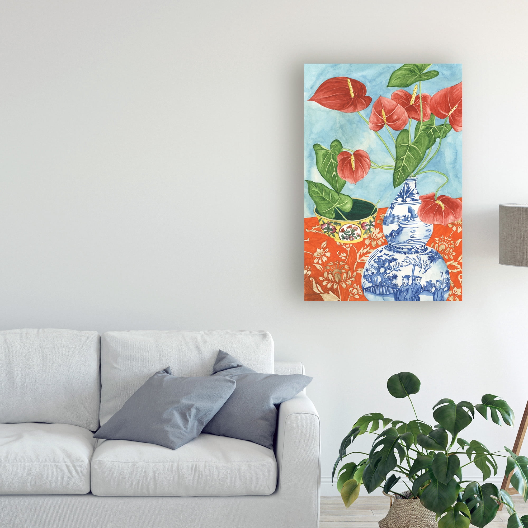 Trademark Fine Art 'Elegant Arrangement IV' Canvas Art by Melissa Wang