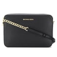 thumbnail image 1 of BOLSA MICHAEL KORS JET SET EAST WEST XBODY LEATHER BLACK, 1 of 6