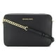 thumbnail image 1 of BOLSA MICHAEL KORS JET SET EAST WEST XBODY LEATHER BLACK, 1 of 6