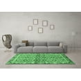 thumbnail image 3 of Ahgly Company Indoor Square Oriental Emerald Green Traditional Area Rugs, 7' Square, 3 of 4