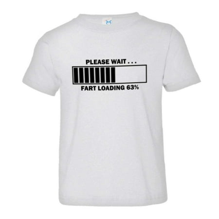 

PleaseMeTees™ Toddler Please Wait Fart Loading Gas HQ Tee