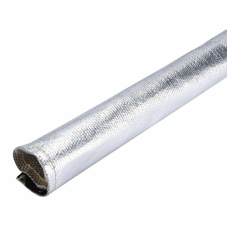3-Ft Insulation Sleeve Metallic Heat Shield Sleeve Wire Hose Protector  Cover Heat - Walmart.com