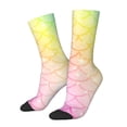 thumbnail image 2 of Uemuo Fish Scale Pattern Women's Crew Socks, Soft Durable Breathable Moisture-Wicking with Odor Control Cotton socks, 2 of 9
