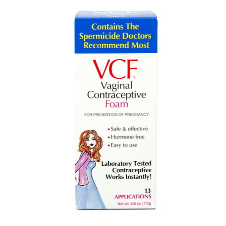 Vaginal Contraceptive Foam - 0.6 oz (Best Birth Control Pill 2019)