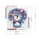 thumbnail image 2 of Pintura de diamante 5D DIY, taladro redondo completo, Kit de pingüino brillante, decoración del hogar, 30x30cm, 2 of 9