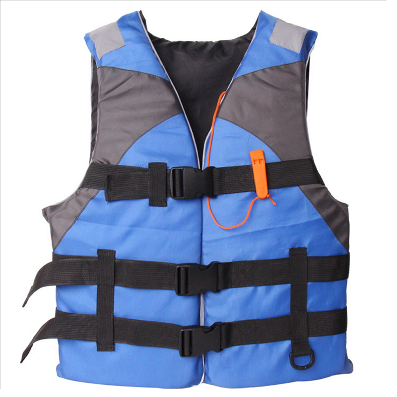 Adults Floating Jacket Lightweight Life Vest for Fishing Swimming (Blue