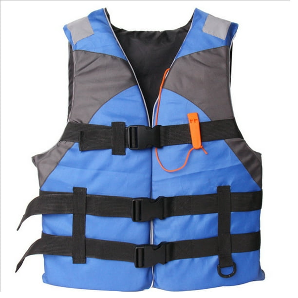 Chaqueta Flotante para Adultos Likrtyny Chaleco Salvavidas Ligero Azul