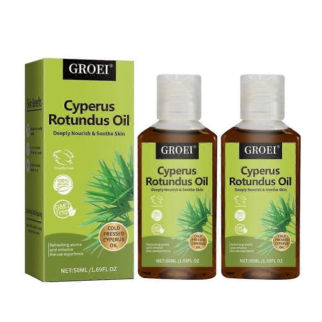 1-3x Aceite de Cyperus Rotundus para depilación - aceite natural de Cyperus que reduce el crecimiento del vello corporal, hidrata y calma