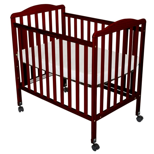 Fizzy Baby Mini Crib with 3 Position, Cherry