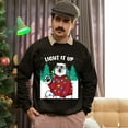 thumbnail image 5 of Christmas Sweatshirt, Light It Up Polar Bear Christmas Sweatshirt, Funny Ugly Sweater, Holiday Party Crewneck for Animal Lovers & Bear Fans, 5 of 5