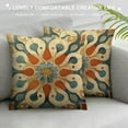 thumbnail image 3 of HENGT  Boho Pillow Covers ,Boho Pillow Cover,Watercolor Boho Bohemian Vintage Retro Floral Mandala Throw Pillow Covers Boho Decorative Living Room Bed Outdoor Decorations Decor, 3 of 5