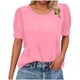 thumbnail image 2 of Ounisa Womens 2025 Summer Sweater Top Short Sleeve Blouses Dressy Casual Shirts Business Tops Cute Vacation Tunic, 2 of 7