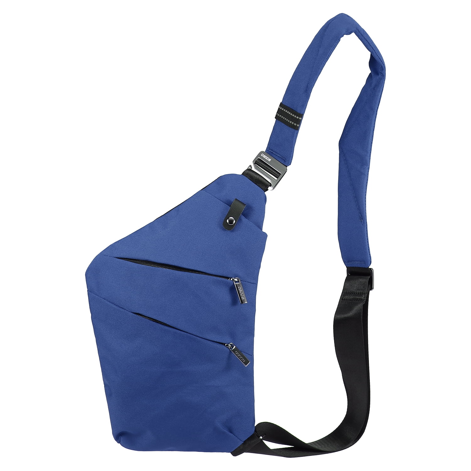 Men Women Sling Backpack Chest Crossbody Bag Shoulder Bag Travel Sports Gym O2O8