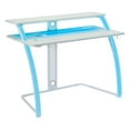 thumbnail image 2 of Code 30 Battlestation Gaming Desk in Engineered Wood White Finish, 2 of 10