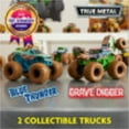 thumbnail image 4 of Monster Jam, Mystery Mudders 2-Pack Monster Trucks, Official  1:64 Grave Digger and Blue Thunder Die-Cast Vehicles,  Wash to Reveal (Styles Will Vary), 4 of 8