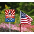 thumbnail image 4 of Eveokoki 4th of July Yard Signs Independence Day Yard Sign Independence Day Outdoor Pathway Decoration with Stakes Waterproof Aluminum ​Lawn Signs Independence Day Party Supplie, 4 of 6