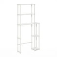 thumbnail image 2 of Furinno Turn-N-Tube Toilet Space Saver with 5 Shelves, White/White, 2 of 4