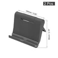 thumbnail image 2 of Uxcell Cell Phone Stand, Multi Angle Tablet Stand, Universal Phone Stand, Black 2 Pack, 2 of 6