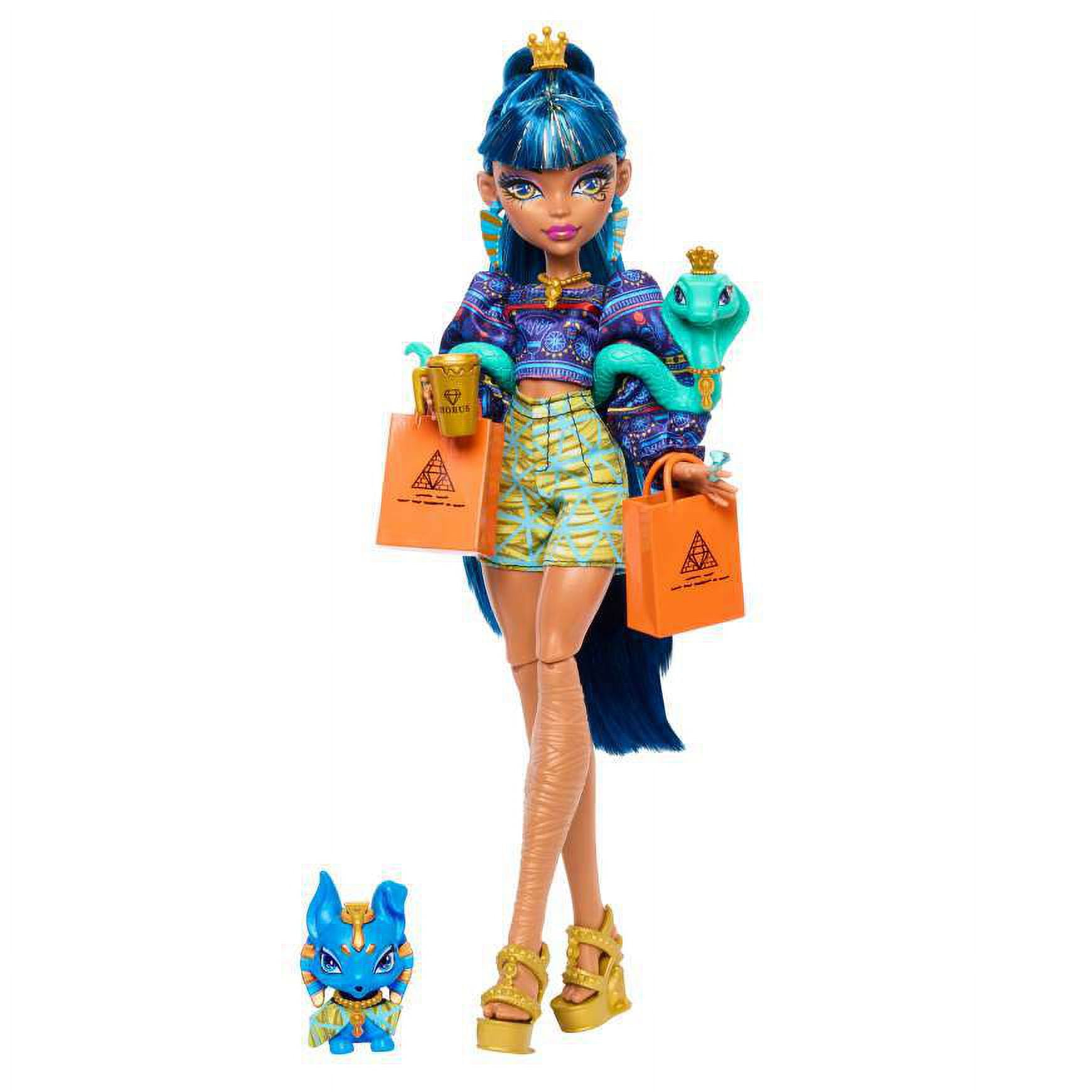 Monster High Faboolous Pets Cleo de Nile Doll, Snake