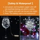 thumbnail image 3 of 12 paquetes de luces de cadena con pilas YONGSHENG 20 LED 2 m Alambre de cobre impermeable IP65 Luz de atmósfera blanca fría, 3 of 5