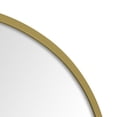 thumbnail image 3 of Hometrends Aluminum Curb Full Length Leaner Framed Mirror, 22x58in., Arched Top, Brushed Gold, Has Frame, Hang or Lean on Wall, 3 of 7