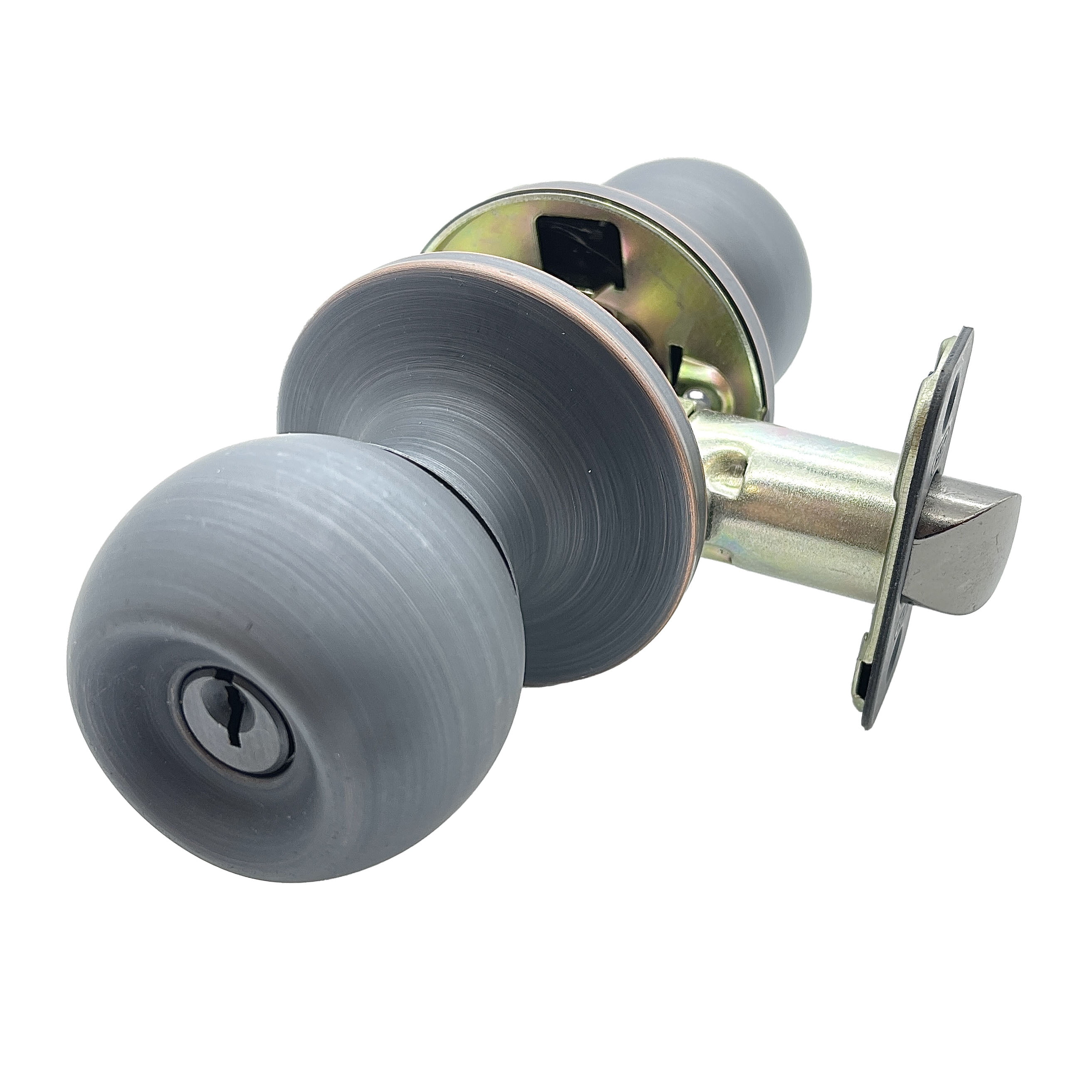 Better Home Products 10510B Marina Entry Door Knobs Ball Style Oil Rubbed Bronze