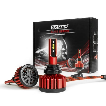 - XKGLOW H4/HB2/9003 Elite Series LED Headlight Conversion Kit - Replacement Headlight Bulb for Halogen