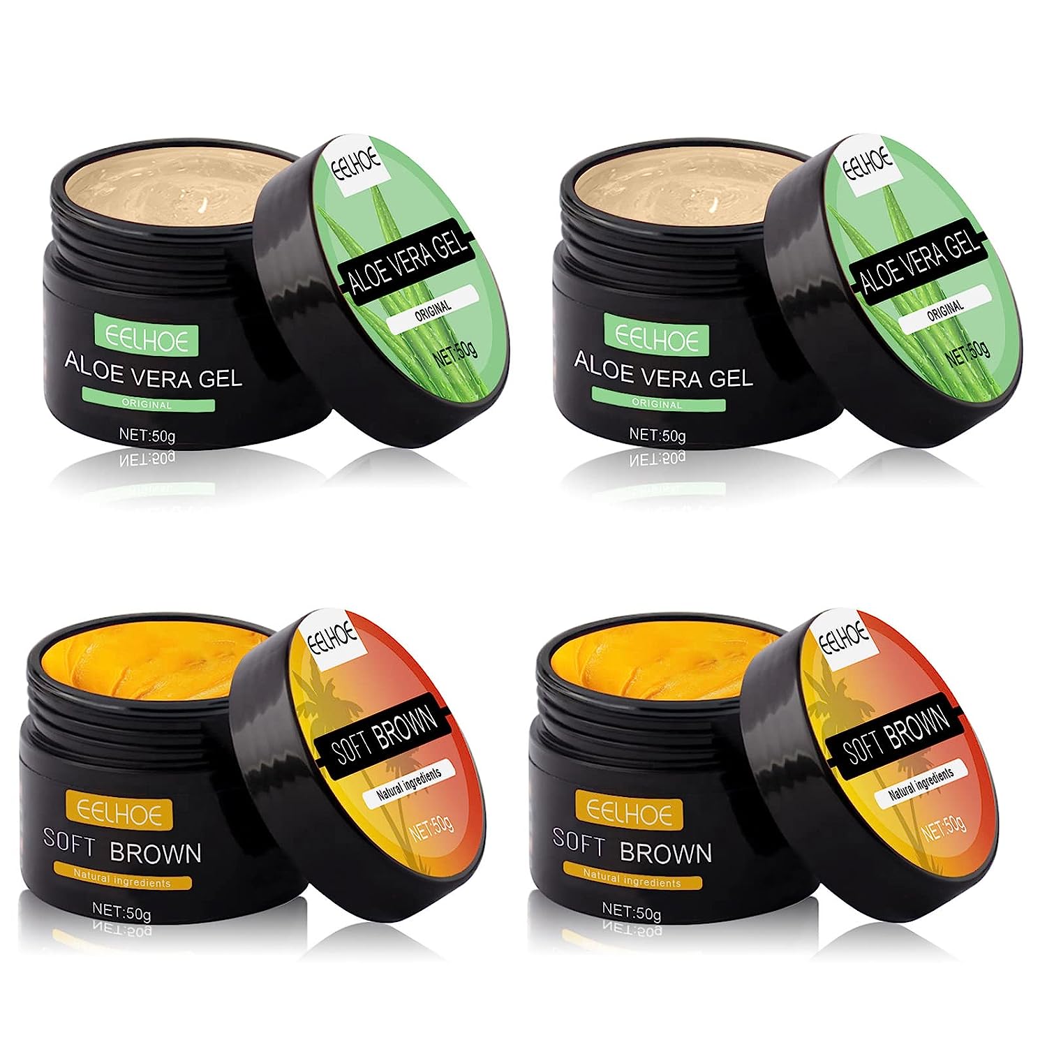 EELHOE Tanning Gel Intensive Tanning Luxe Gel Soft Brown Tanning Gel