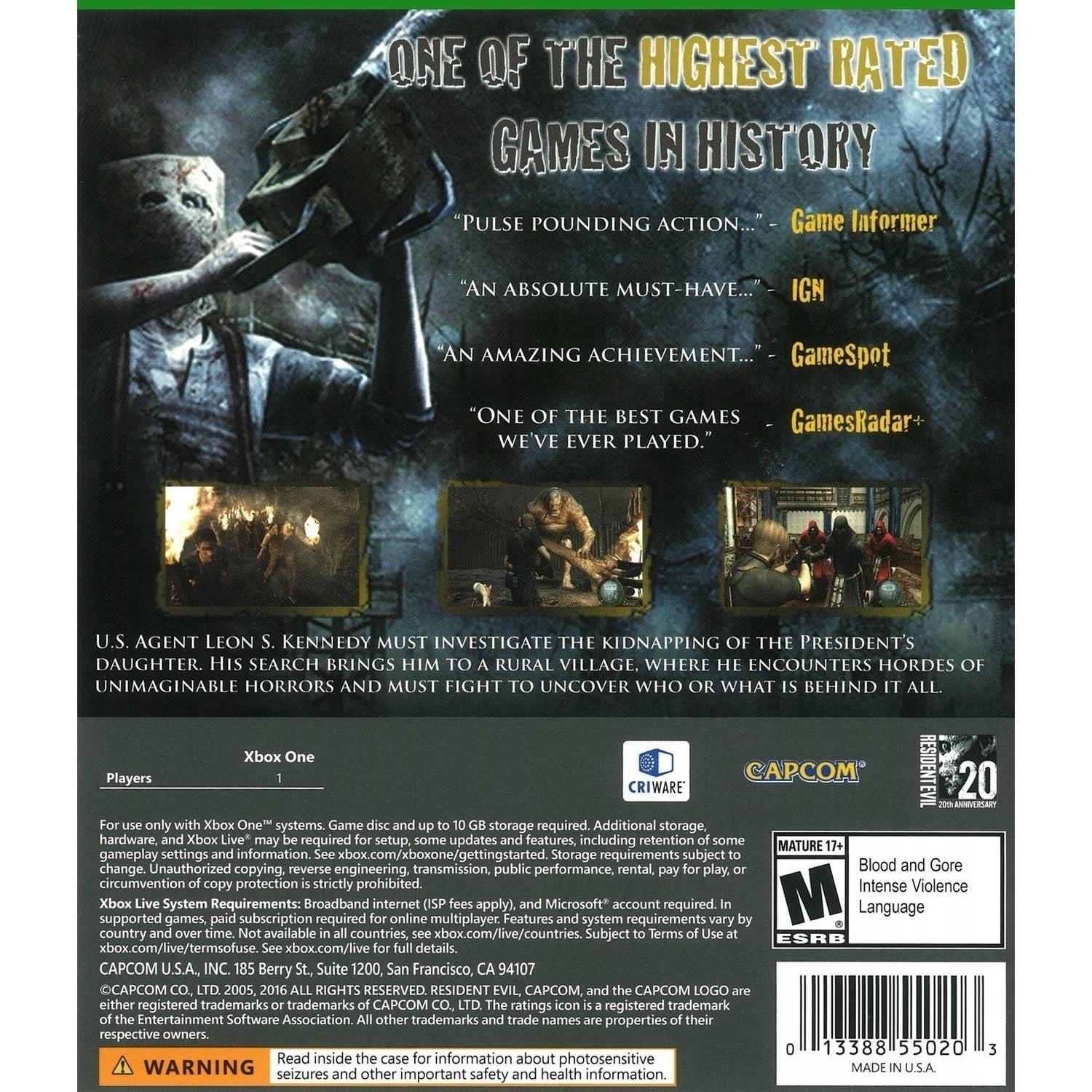 Resident Evil 4 Remake (2023) (XBOX ONE) cheap - Price of $23.21